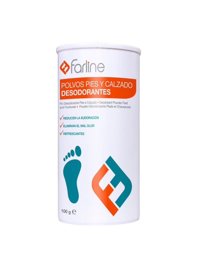 Farline Polvos Desodorantes Pies y Calzado 100g