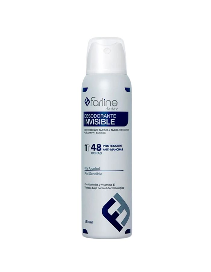 Farline Hombre Desodorante Invisible Spray 150ml