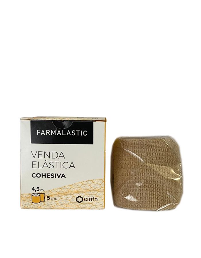 Farmalastic Venda Elástica Cohesiva 4,5 m x 5 cm