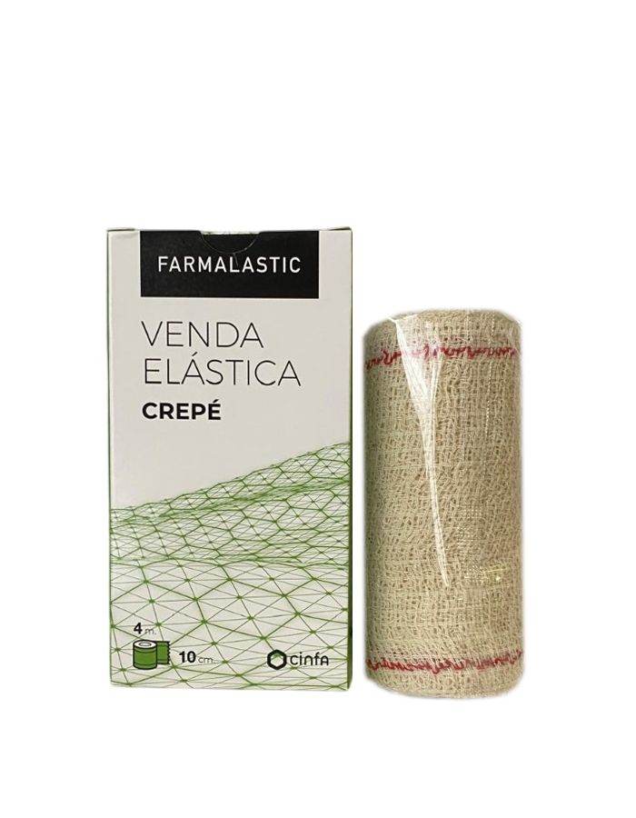 Farmalastic Venda Elástica Crepé 4m x 10cm