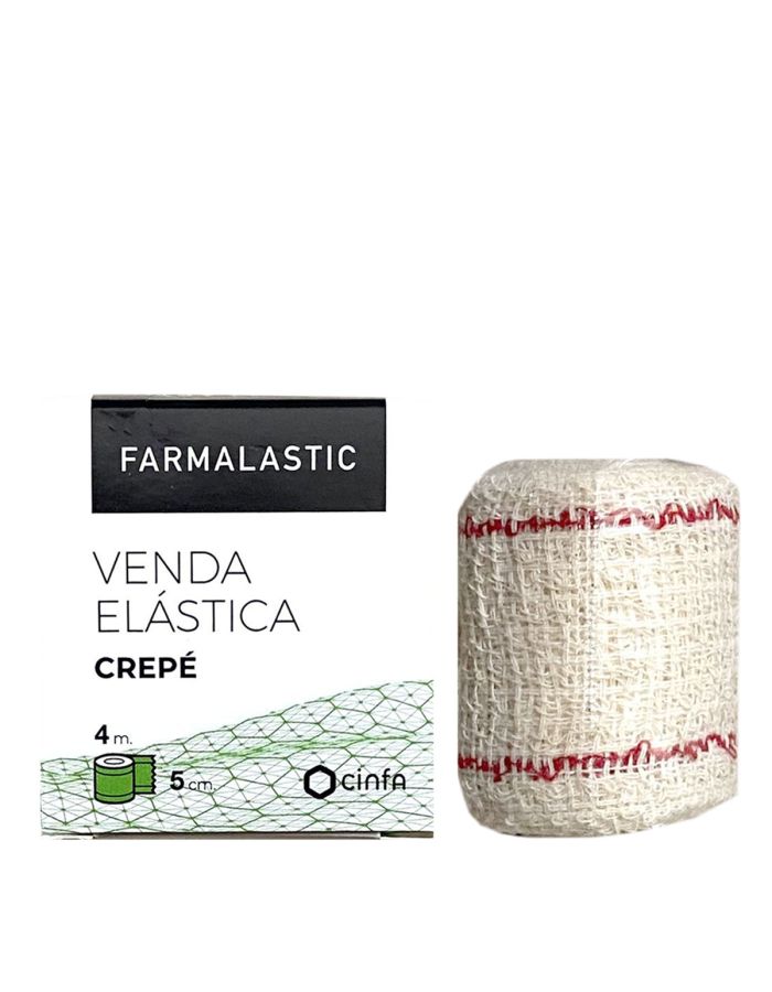 Farmalastic Venda Eláastica Crepé 4 m x 5 cm