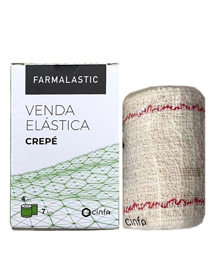 Farmalastic Venda Elástica Crepé 4 m x 7 cm 