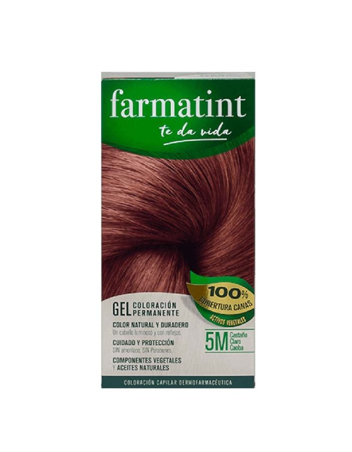 Farmatint Gel 5M Castaño Claro Caoba
