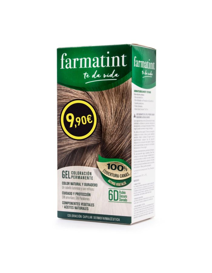 Farmatint Gel 6D Rubio Oscuro Dorado