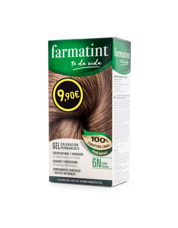 Farmatint Gel 6N Rubio Oscuro