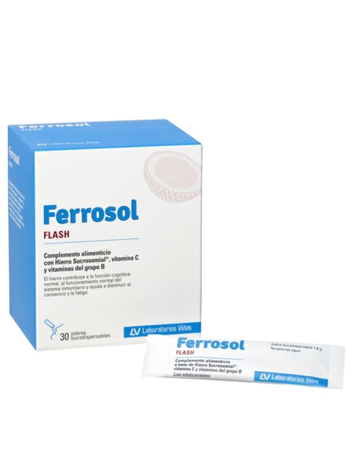 Ferrosol Flash 30 Sobres Bucodispersables