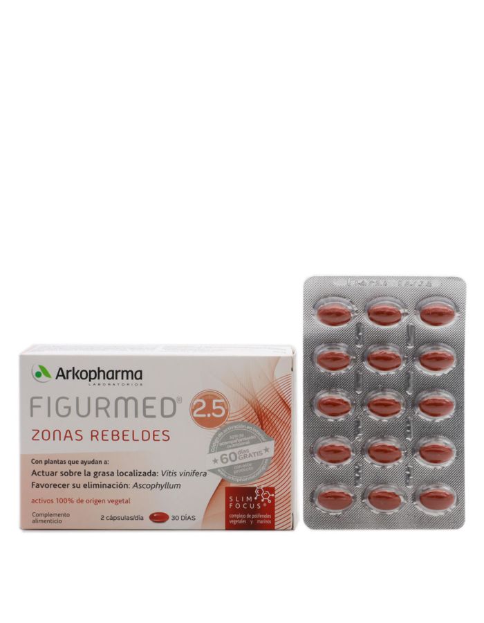 Figurmed Zonas Rebeldes 2.5 60 Cápsulas Arkopharma