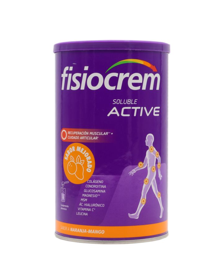 Fisiocrem Active Articulaciones y Músculos Sabor Naranja Mango 480g