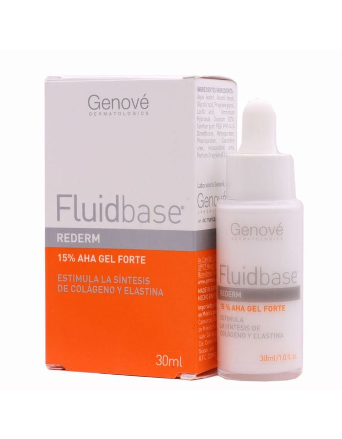 Fluidbase Rederm 15% AHA Gel Forte 30ml Genove