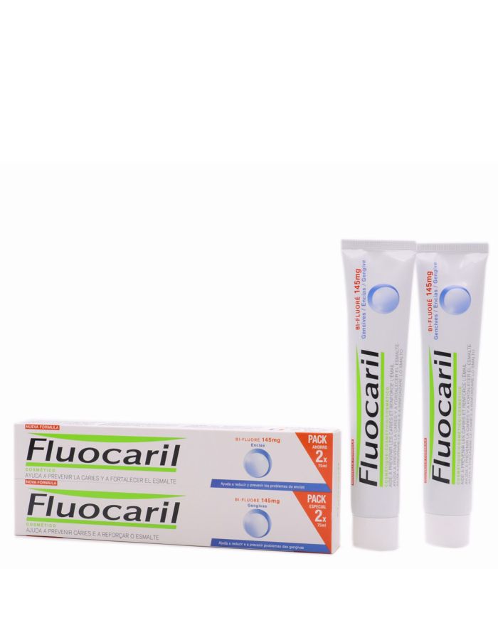 Fluocaril Encías Pasta Dentífrica 75ml x 2 Pack Ahorro                                              