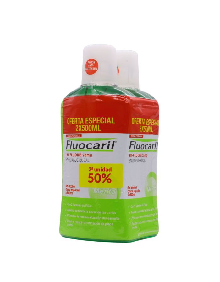 Fluocaril Enjuague Bucal 500ml x 2 Duplo Oferta Especial