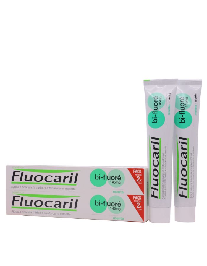 Fluocaril Menta Pasta Dentífrica 75ml x 2 Duplo