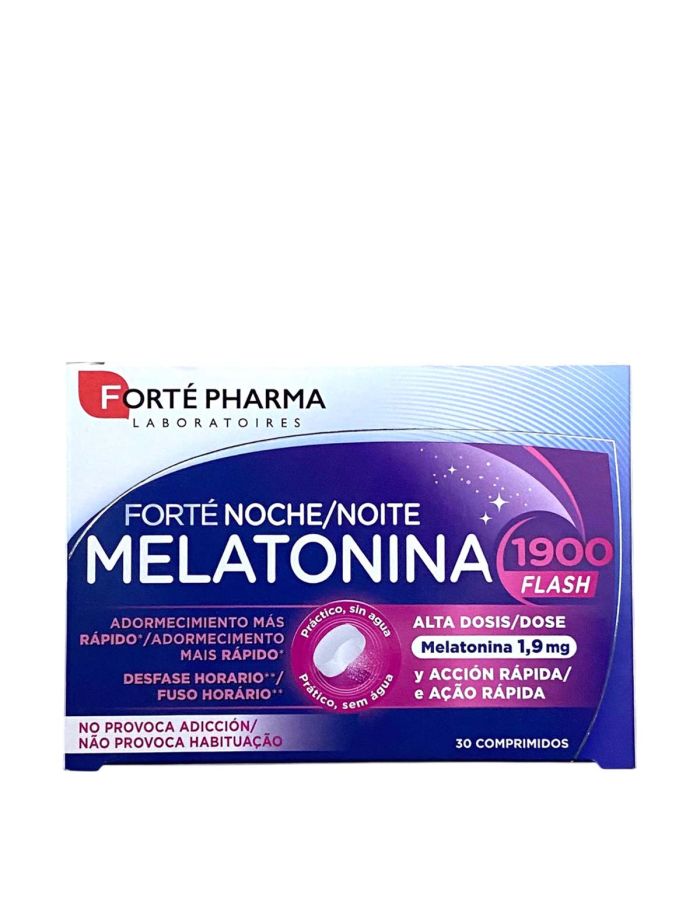 Forte Noche Melatonina 1900 Flash 30 Comprimidos Bucodispersables