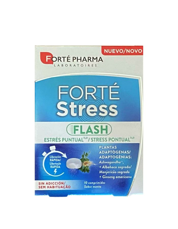 Forte Pharma Forte Stress Flash 10 Comprimidos Sabor Menta