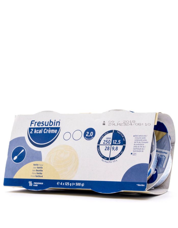 Fresubin Creme 2Kcal Sabor Vainilla 125g X 4 Tarros Fresenius Kabi