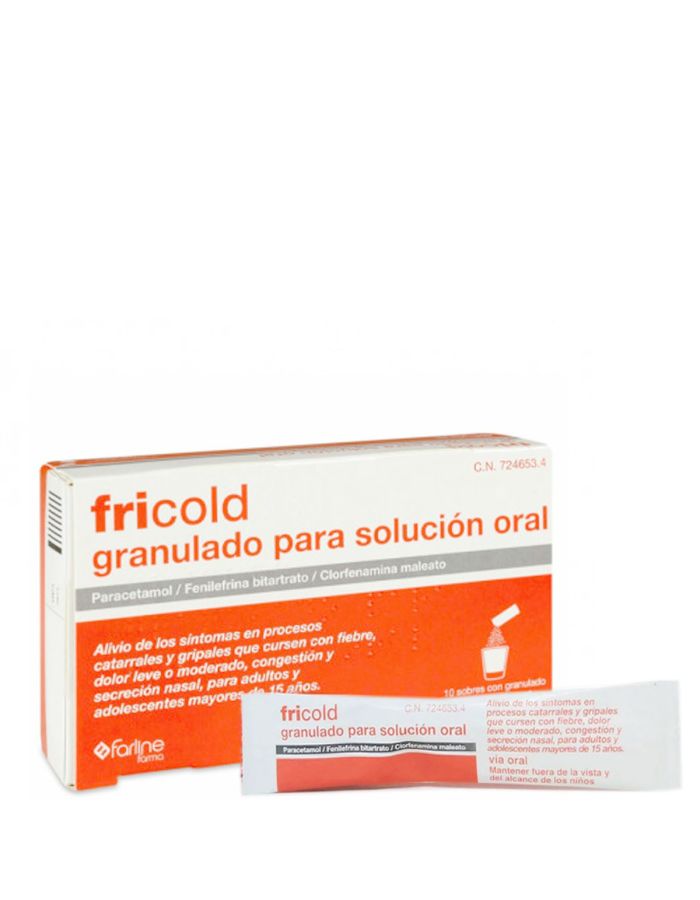 Fricold 10 Sobres Granulado para Solución Oral