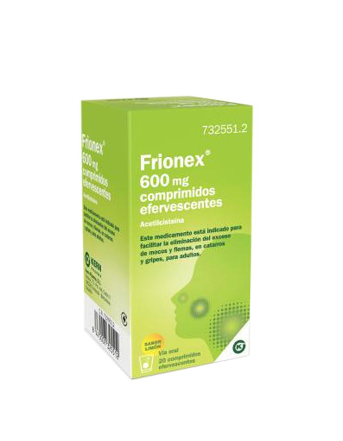 Frionex 600mg 20 Comprimidos Efervescentes