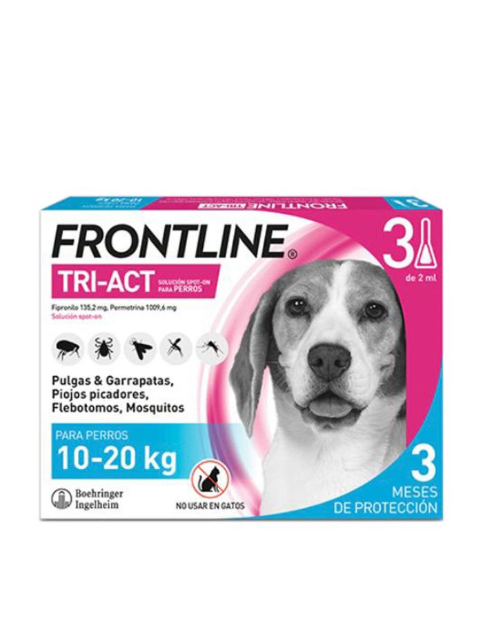 Frontline Tri-Act Perros 10-20Kg 3 Pipetas-1