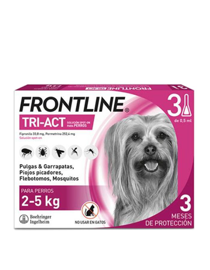 Frontline Tri-Act Perros 2-5Kg 3 Pipetas-1