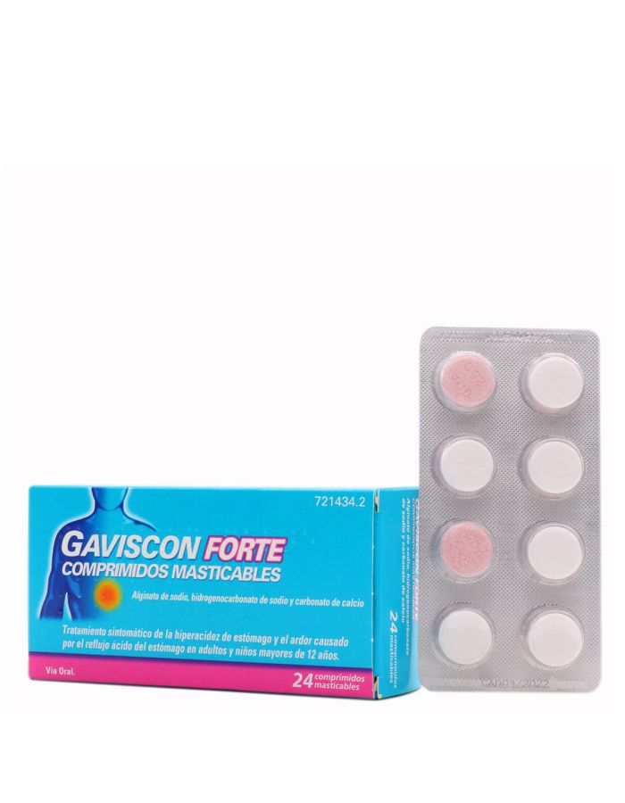 Gaviscon Forte 24 Comprimidos Masticables                                                           