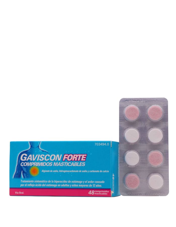 Gaviscon Forte 48 Comprimidos Masticables           