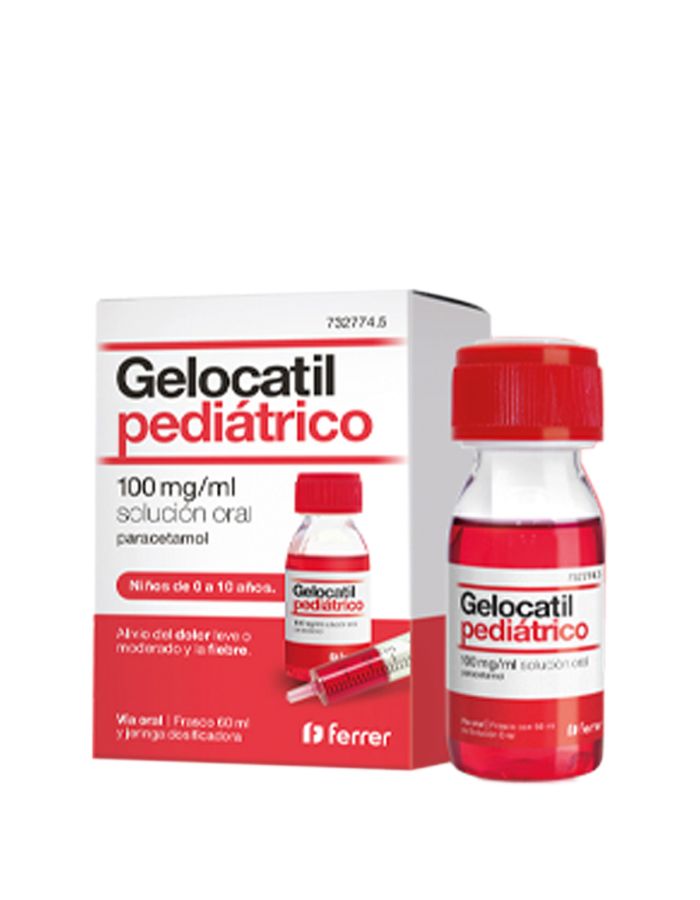 Gelocatil Pediátrico 100mg/ml Solución Oral 60ml