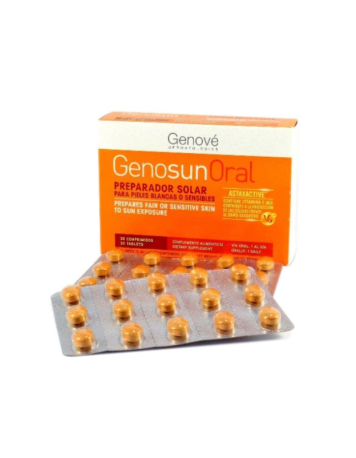 Genove Genosun Oral 30 Comprimidos Reparador Solar