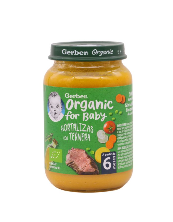 Gerber Tarrito Hortalizas con Ternera 190g