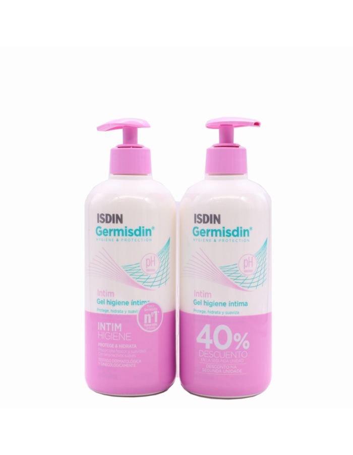Isdin Germisdin Intim Gel Higiene Intima 500ml+500ml Duplo 40%Dto 2ªUd