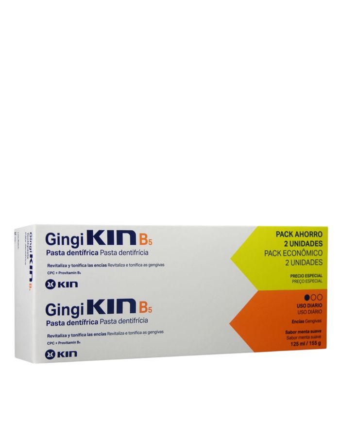 GingiKin B5 Pasta 125 ml x 2 Duplo Pack Ahorro