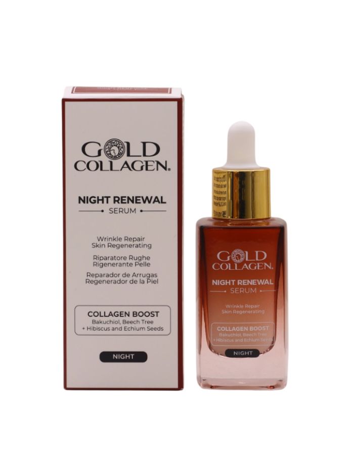 Gold Collagen Night Renewal Serum 30ml