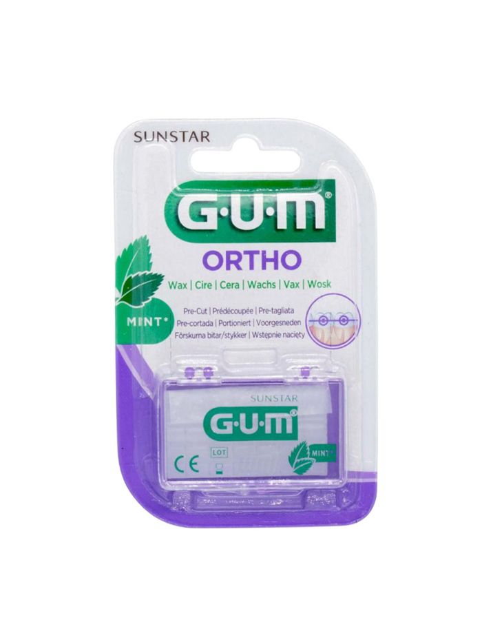 GUM Ortho Cera para Ortodoncia Menta 5 Barritas    