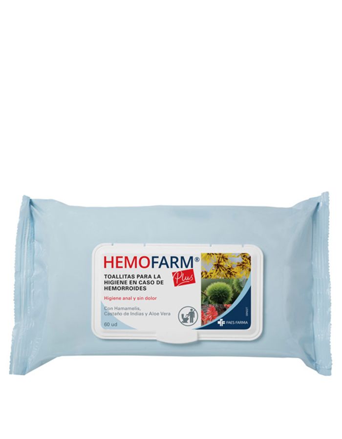 Hemofarm Plus 60 Toallitas