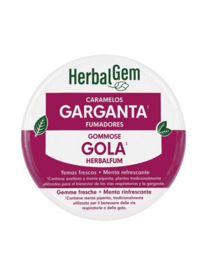 HerbalGem Caramelos Garganta Fumadores 45g