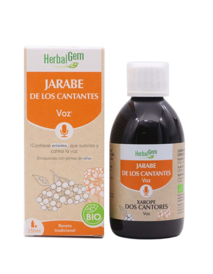 HerbalGem Jarabe de los Cantantes Bio 250ml