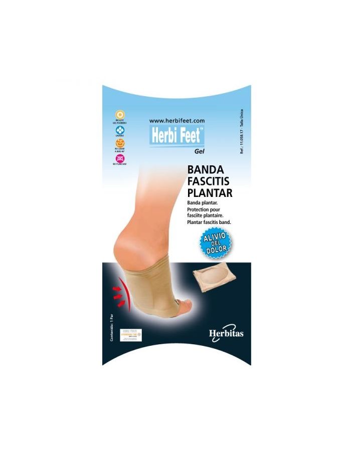 Herbi Feet Banda Fascitis Plantar 1 Par Talla Única Herbitas