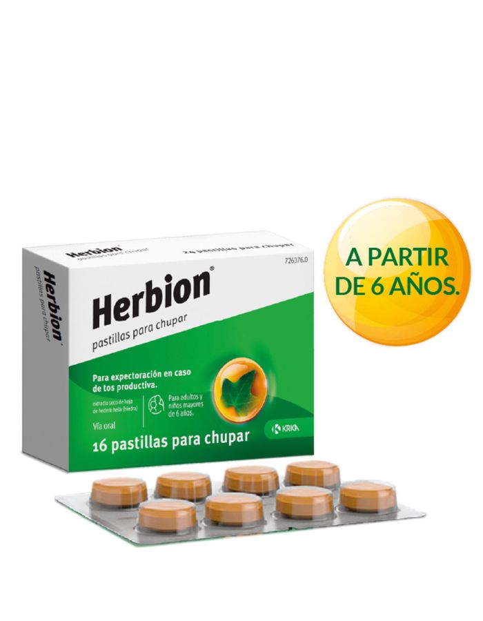 Herbion 16 Pastillas para Chupar