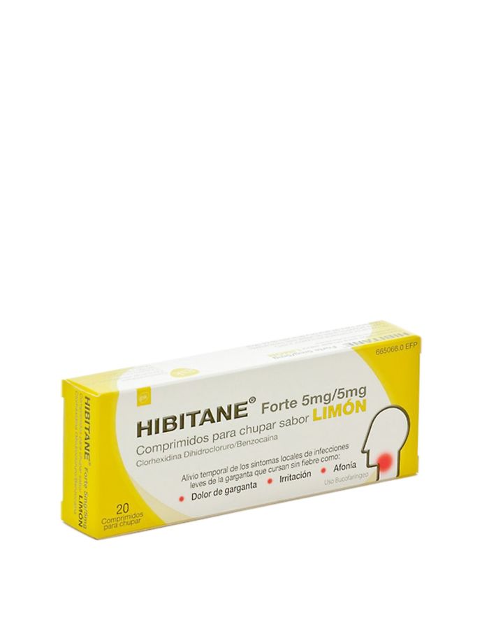 Hibitane Forte Limón 20 Comprimidos para Chupar