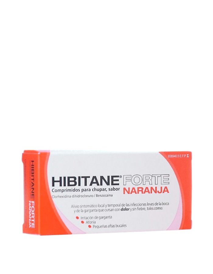 Hibitane Forte Naranja 20 Comprimidos para Chupar