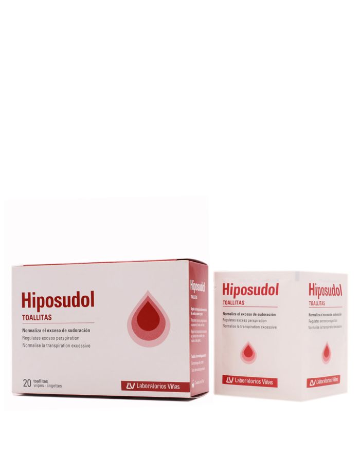 Hiposudol Toallitas 20 Toallitas Exceso de Sudor