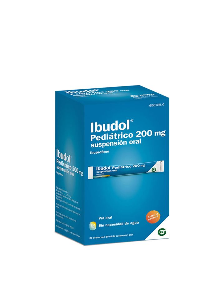 Ibudol Pediátrico 200 mg 20 Sobres Suspensión Oral