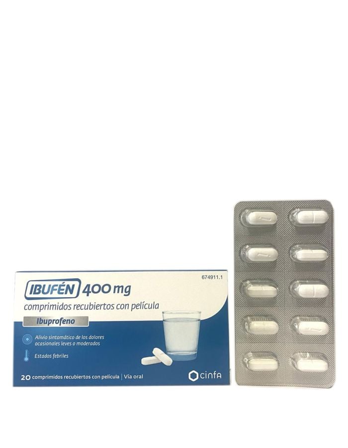 Ibufen 400mg 20 Comprimidos Recubiertos                                                             