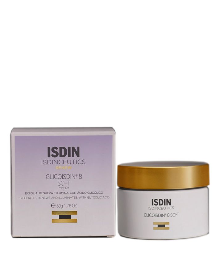 Isdinceutics Glicoisdin 8 Soft Crema Facial Efecto Peeling 50g