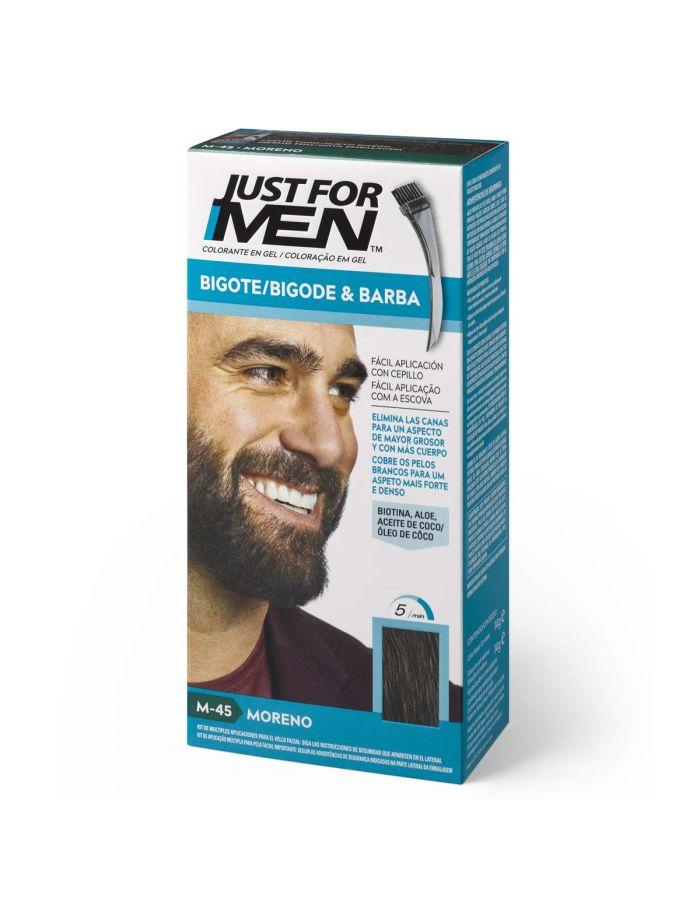 Just For Men Bigote y Barba Moreno M-45