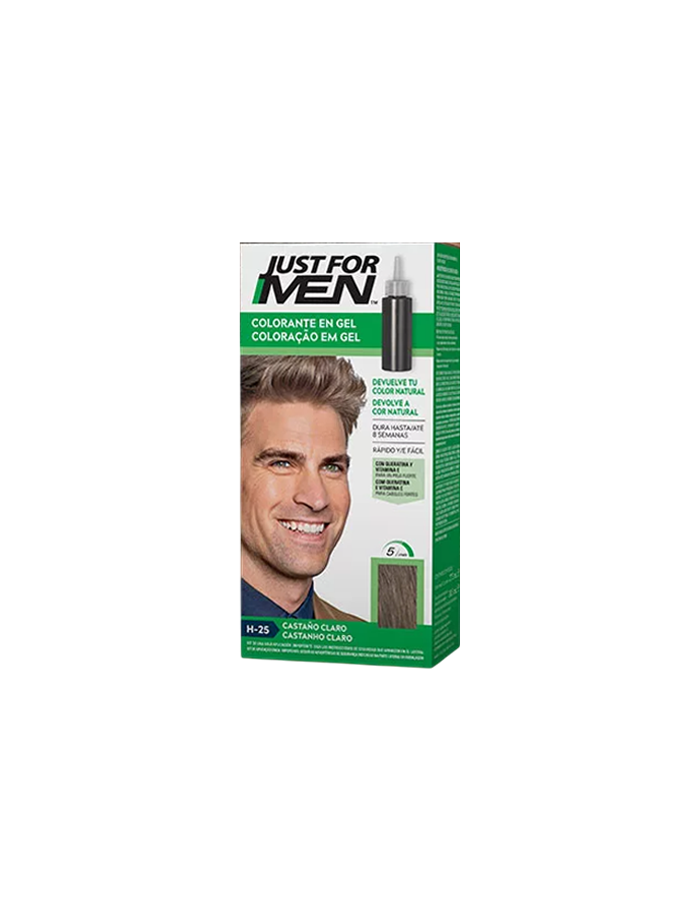 Just For Men Castaño Claro H-25 Colorante en Gel
