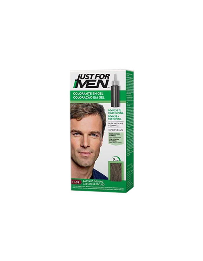 Just For Men Castaño Oscuro H-35 Colorante en Gel 