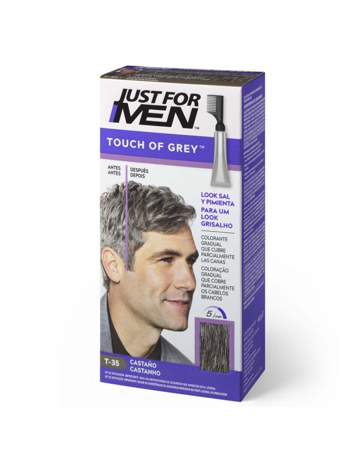 Just For Men Touch of Grey Castaño T-35