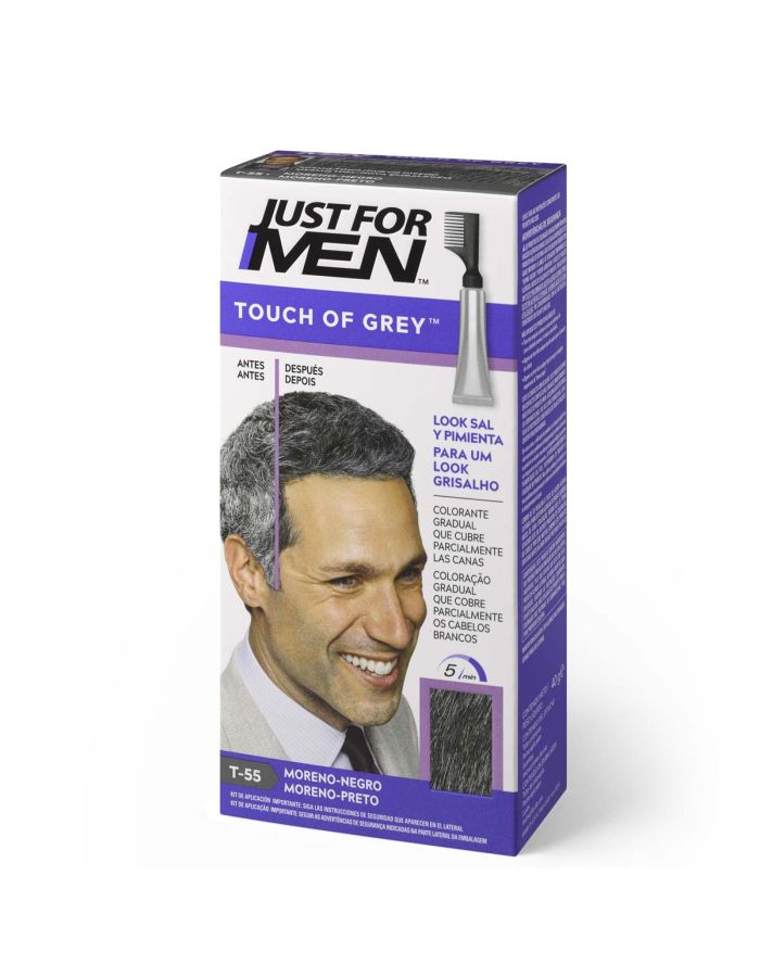 Just For Men Touch of Grey Moreno Negro T-55   