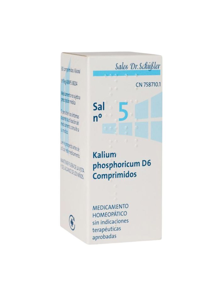 Sales de Schussler Nº5 Kalium Phosphoricum D6 80 Comprimidos        