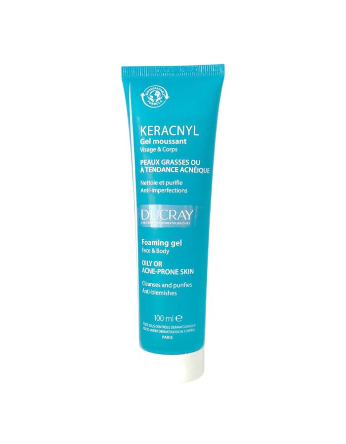 Ducray Keracnyl Gel Limpiador Cara y Cuerpo 100ml
